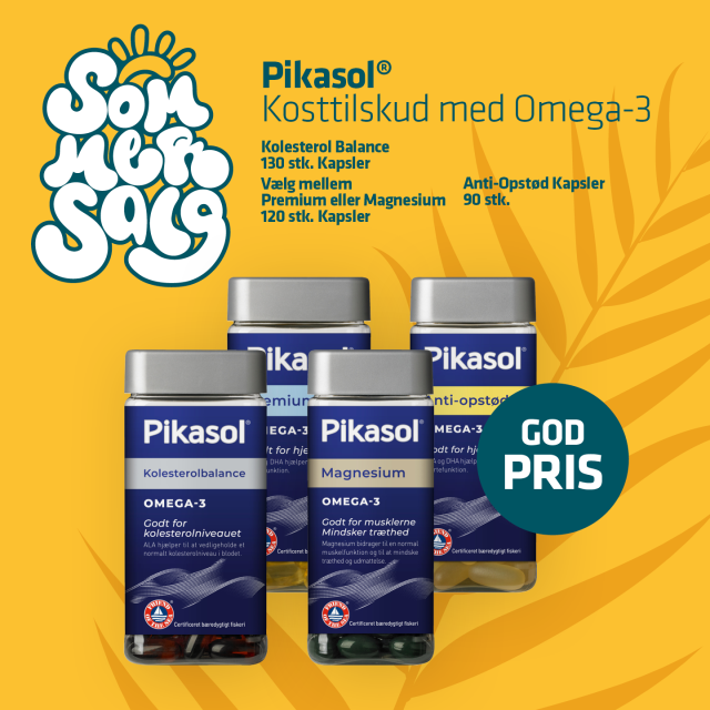 Godt tilbud på koncentreret fiskeolie