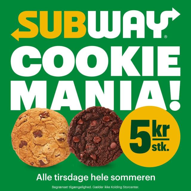 Cookie 5 kr.