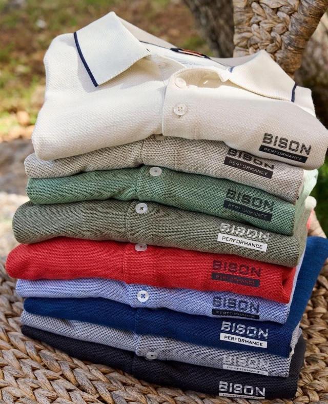 ☀️ Lækker polo fra BISON ☀️