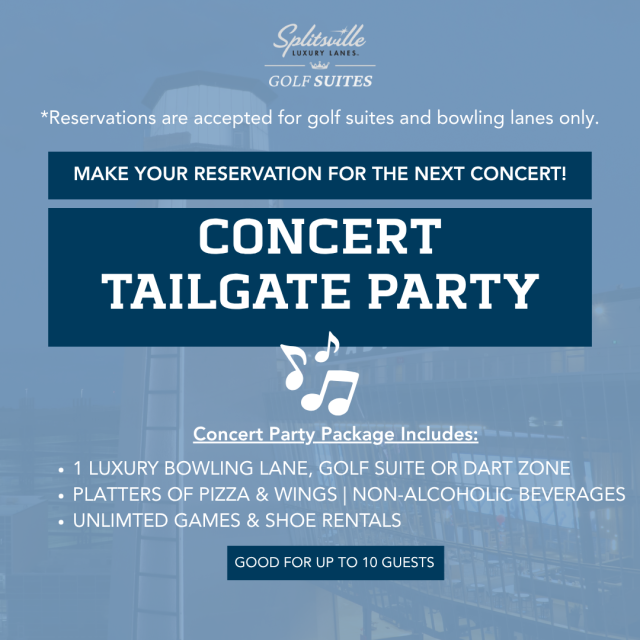Reserve Your Concert Tailgate Party
