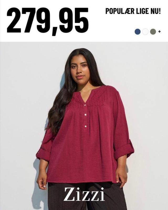 Bluse i bomuld ❤️
