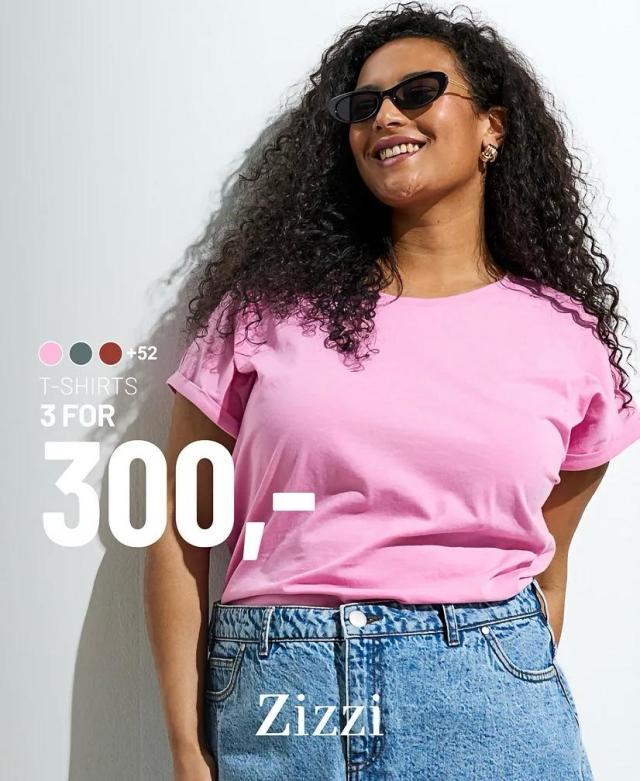 T-shirts 3 for 300,- 