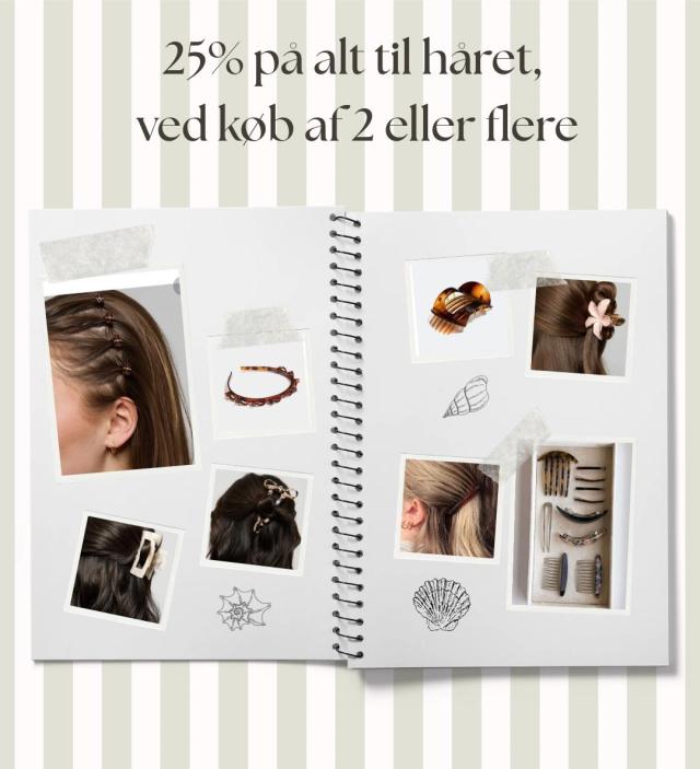 Spar 25% på alt til håret, ved køb af 2 eller flere 🎀