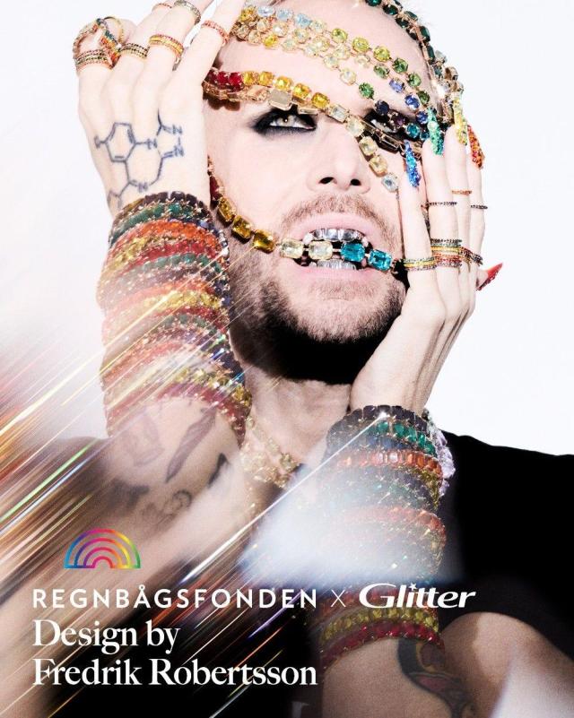 Årets Pridekollektion designet af Fredrik Robertsson 🌈