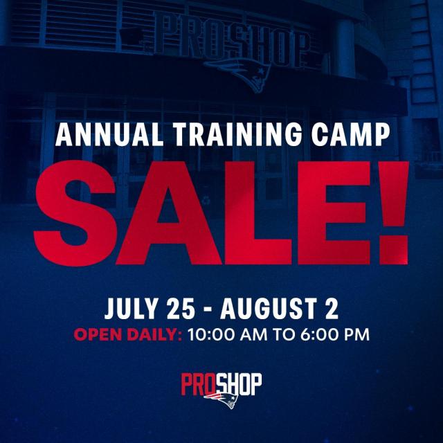 Annual Training Camp Sale