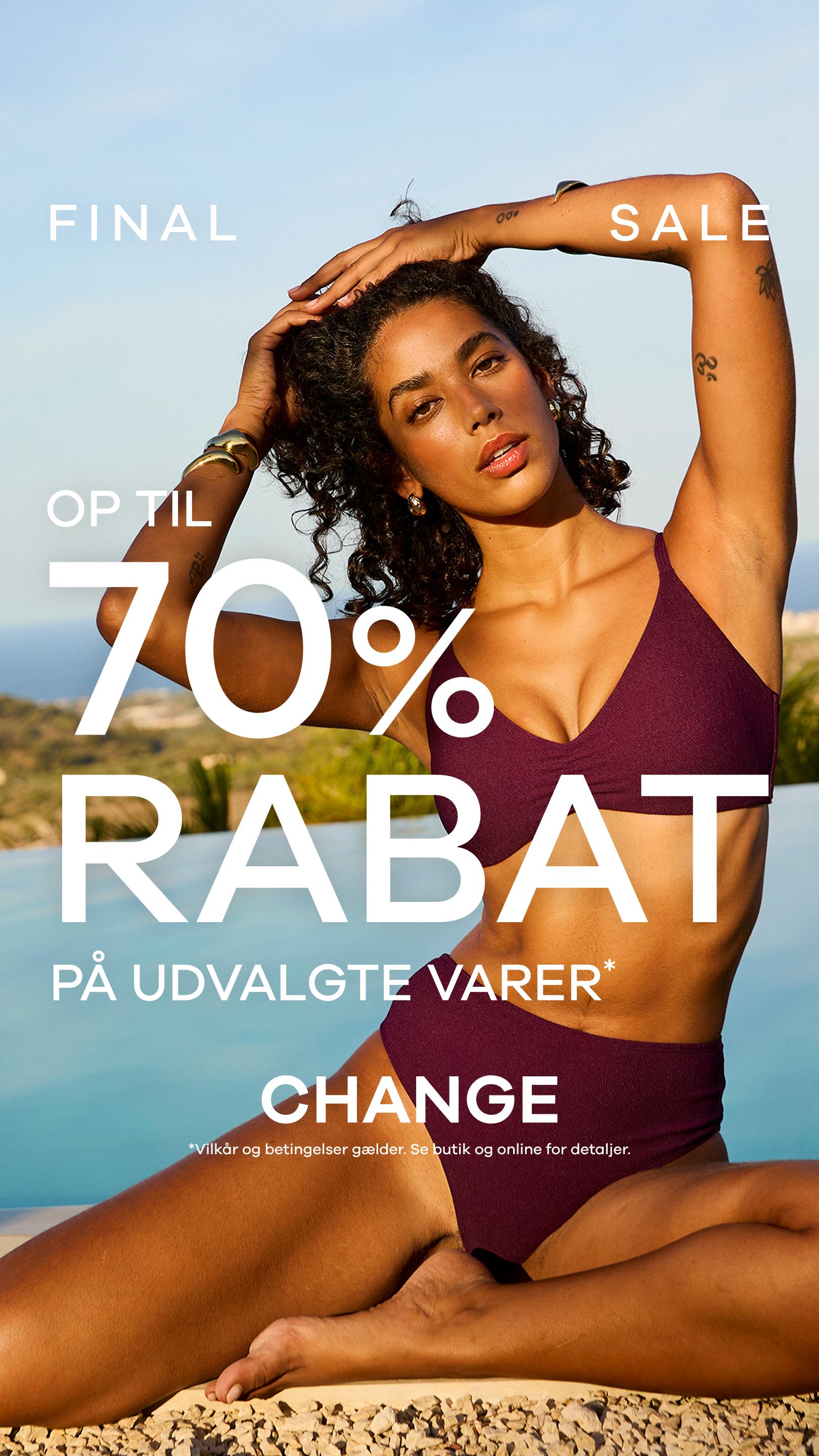 SPAR OP TIL -70&percnt; p&aring; Badet&oslash;j&excl;