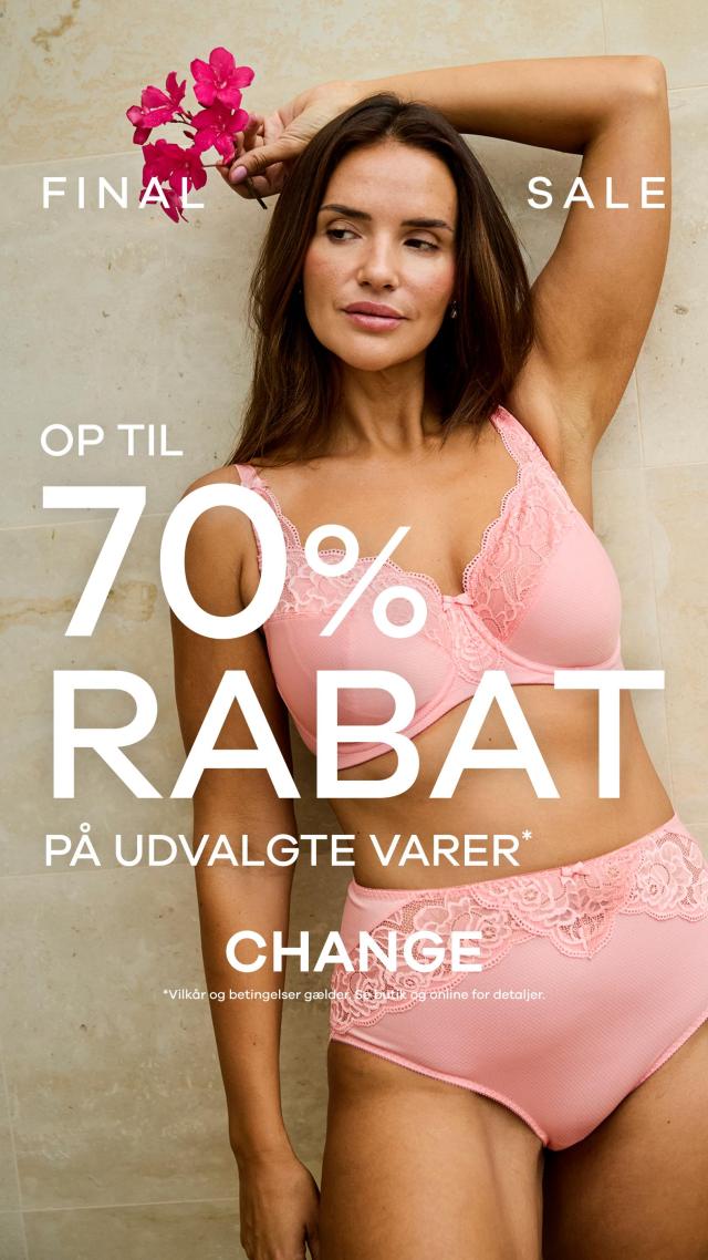 SPAR OP TIL -70% på Lingeri!🎉 