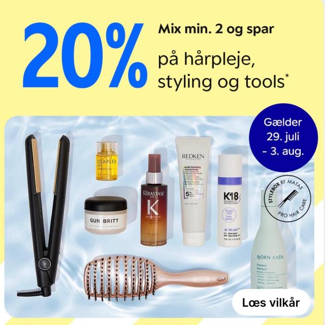 20% ved køb af 2 hårpleje produkter 
