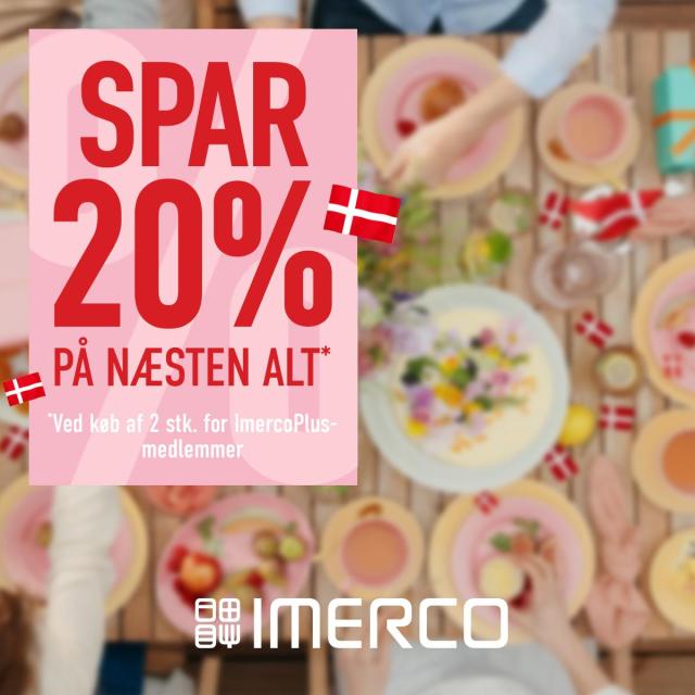 Spar 20% på næsten alt* ved køb af 2 stk.🤩