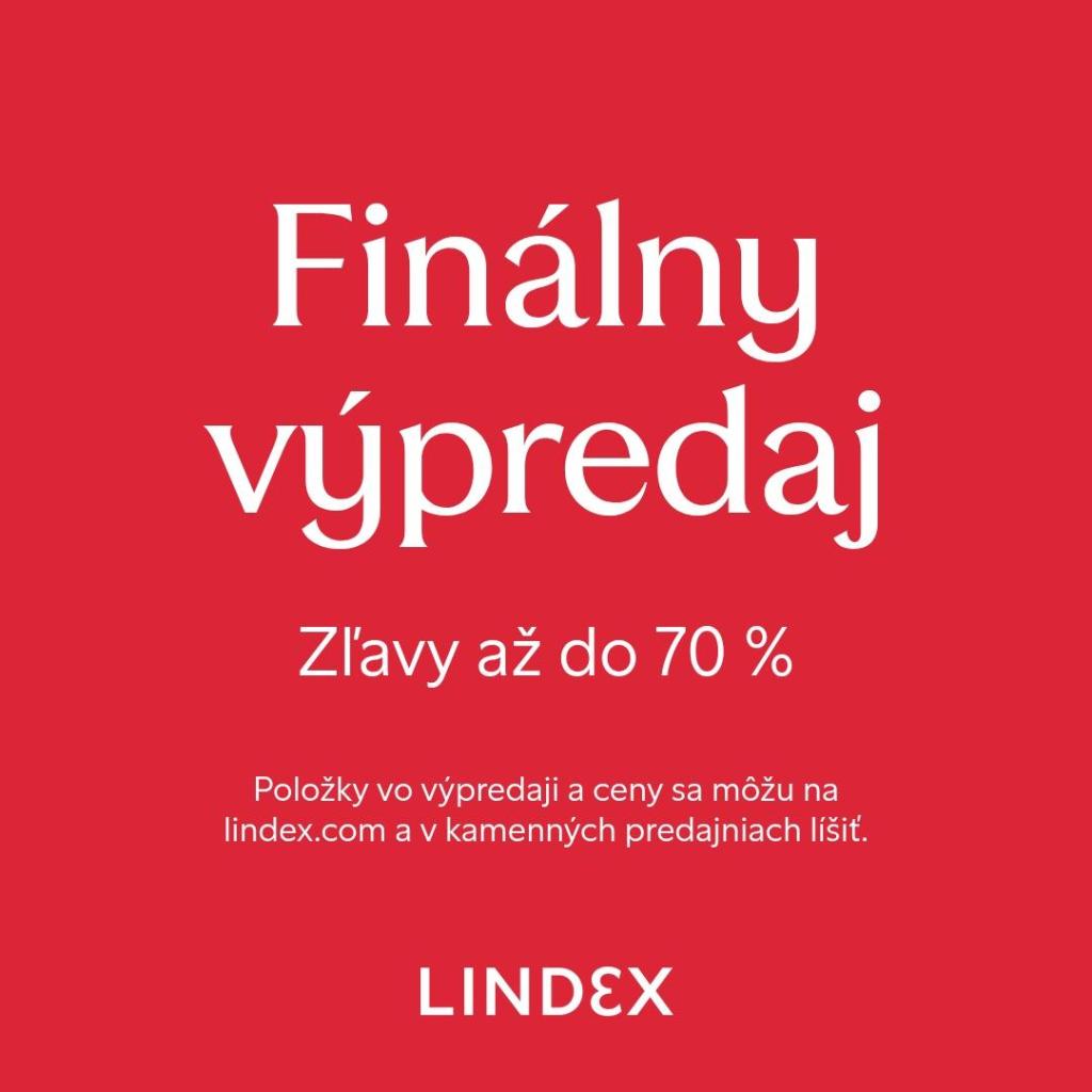 Finálny výpredaj - zľavy až do 70 % 