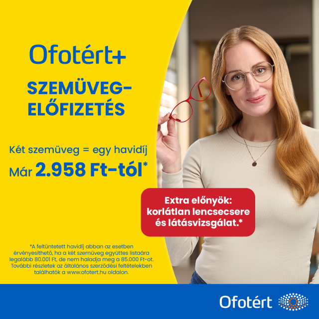 Ofotért+ szemüveg-előfizetés