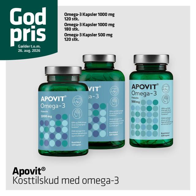 Godt tilbud på Omega-3
