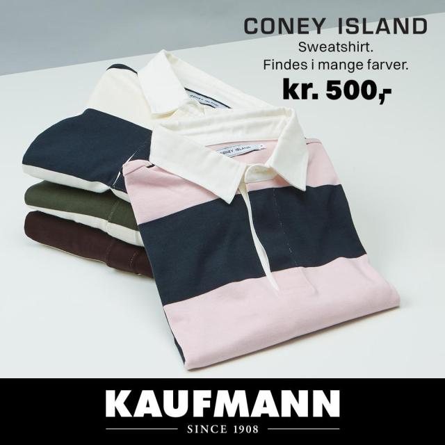Sæsonens sweatshirts fra Coney Island