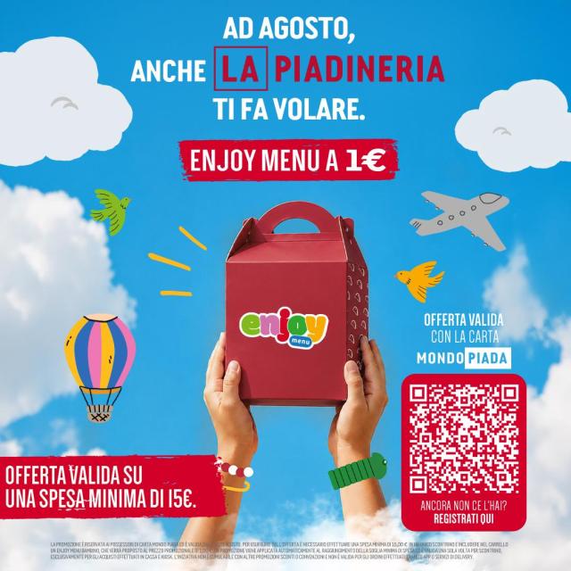 Promozione Enjoy Menu 1€