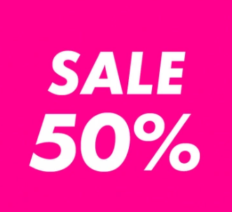 50% på SALE ITEMS