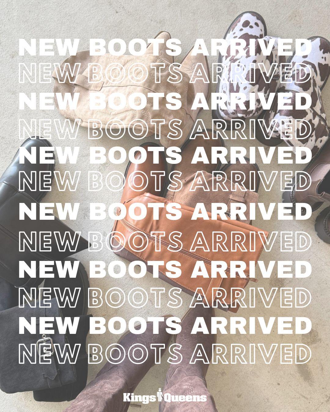 NEW BOOTS ARRIVED