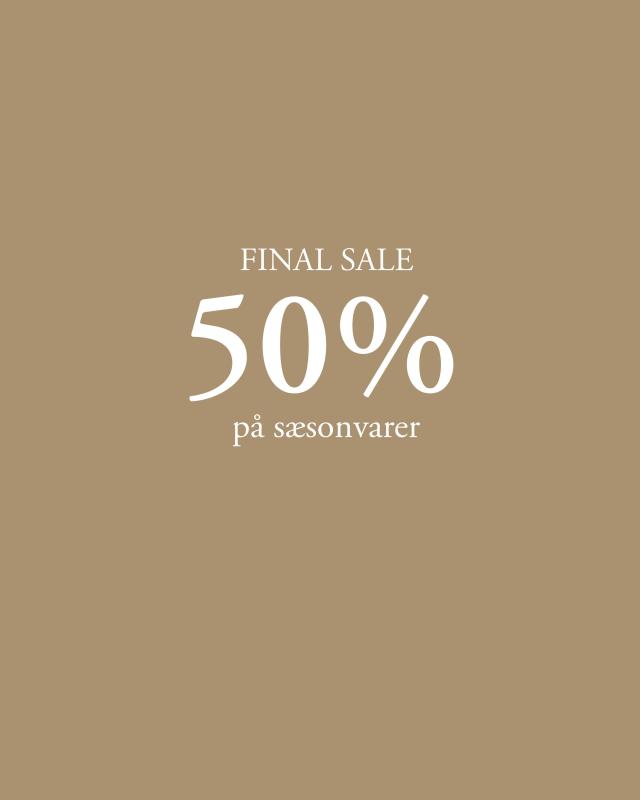 FINAL SALE 50%