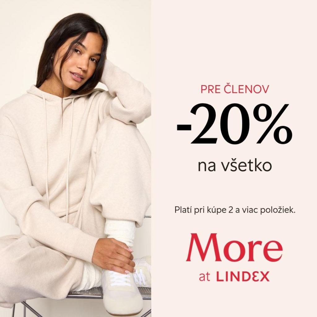 20% zľava na všetko