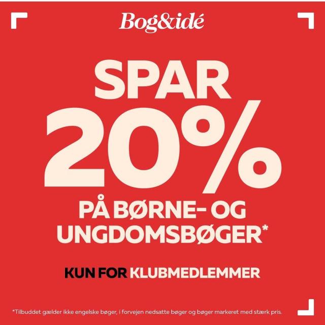 20% på Børne-ungdomsbøger