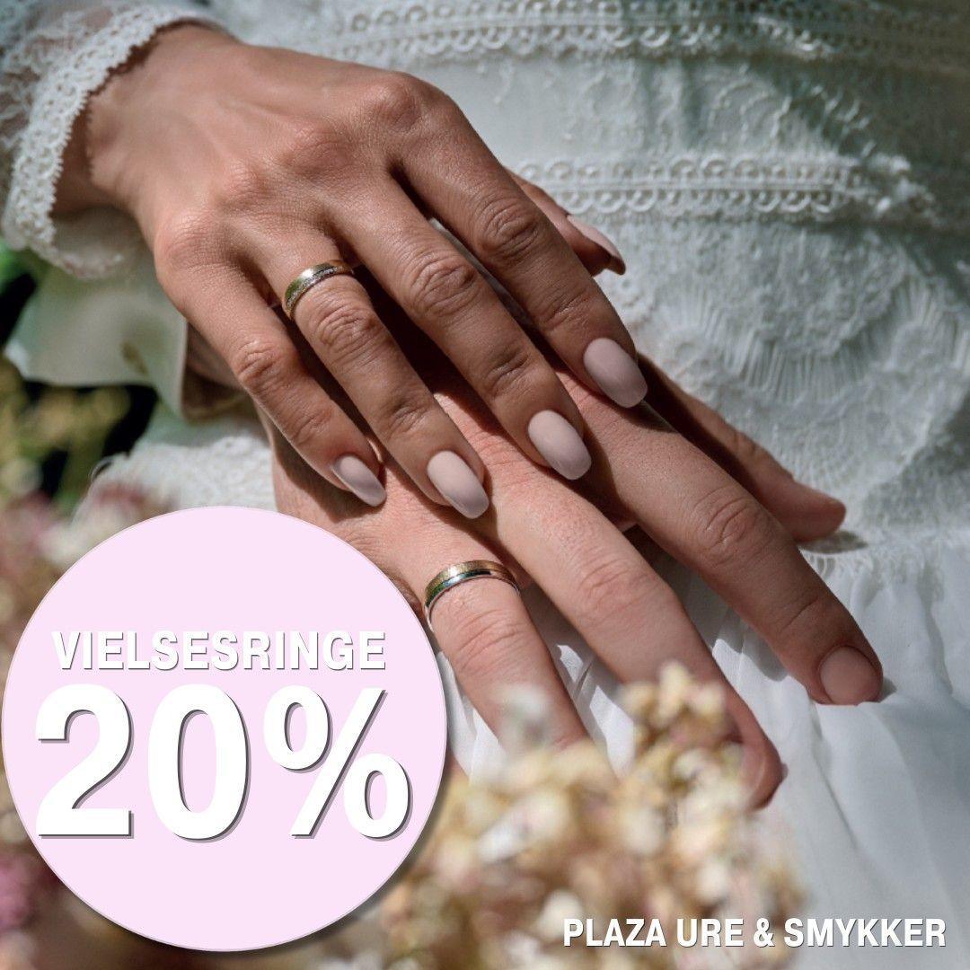 20&percnt; p&aring; vielsesringe
