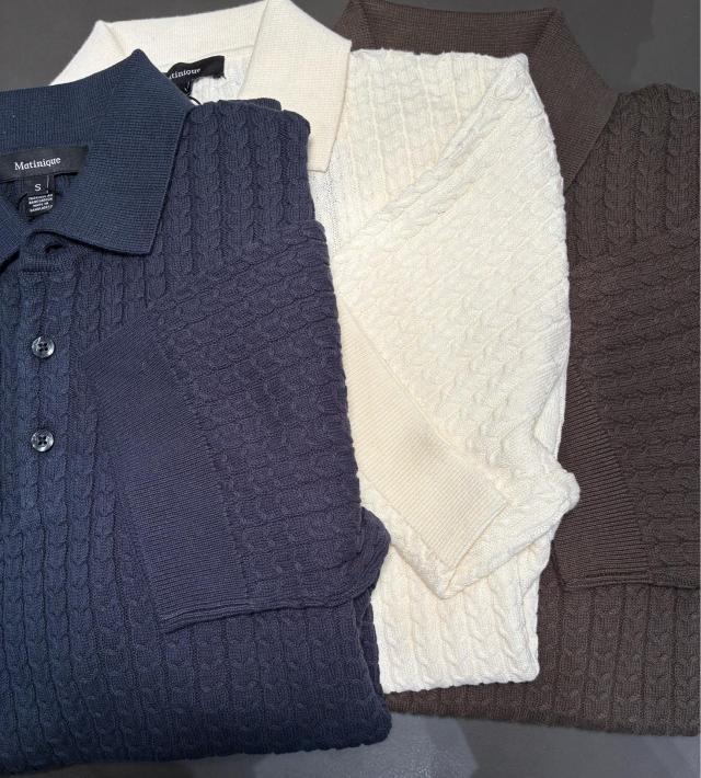 Matinique polo strik 499.- 2. Stk. 800.-