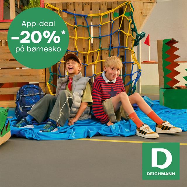 App-deal - 20% på alle børnesko!