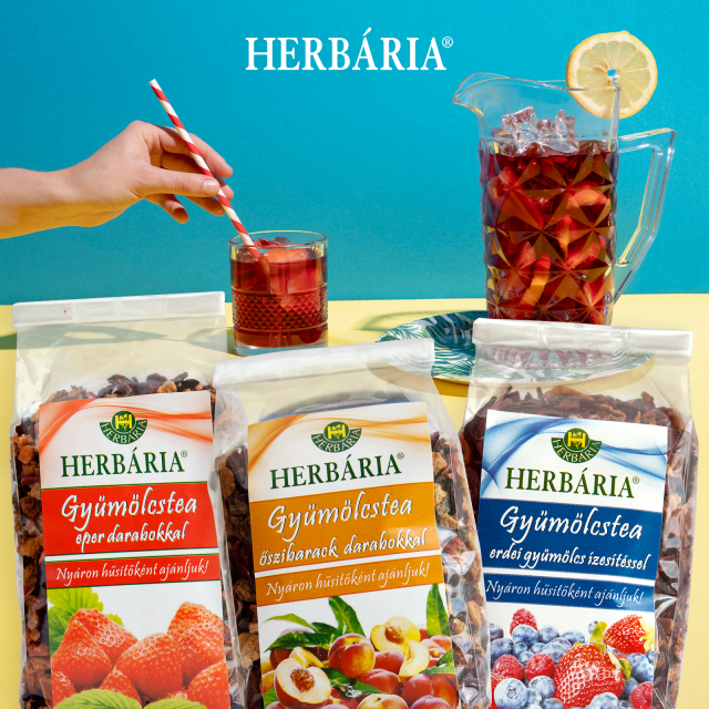 🍑Herbária frissítő gyümölcsteák!🍇