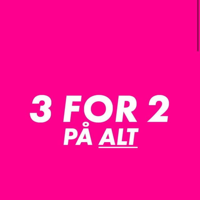 3 for 2 på hele butikken!✨