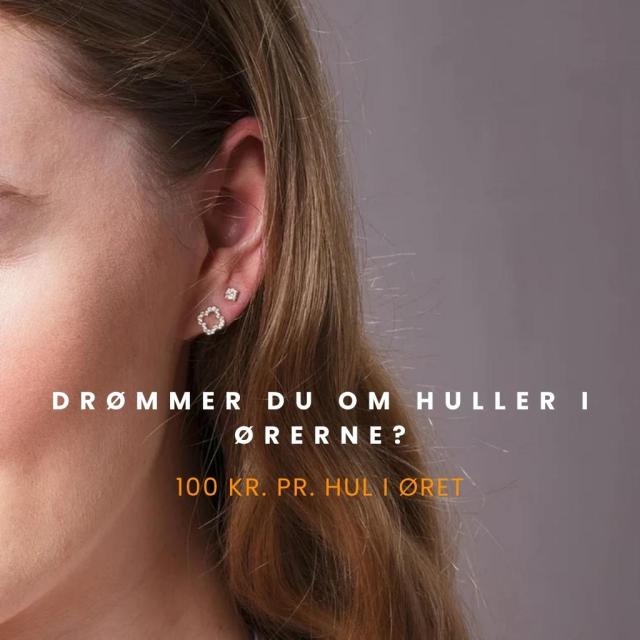 HUL I ØRET 100,-
