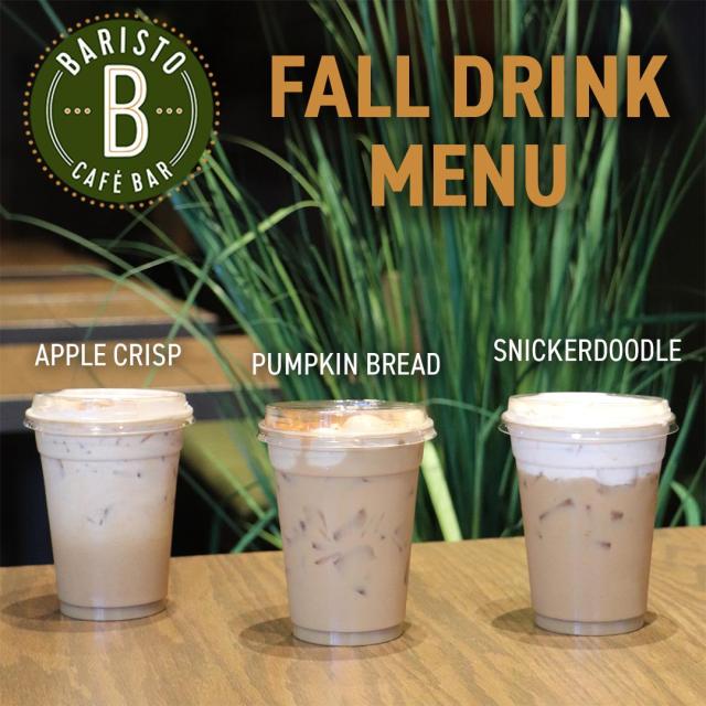 Fall Drink Menu