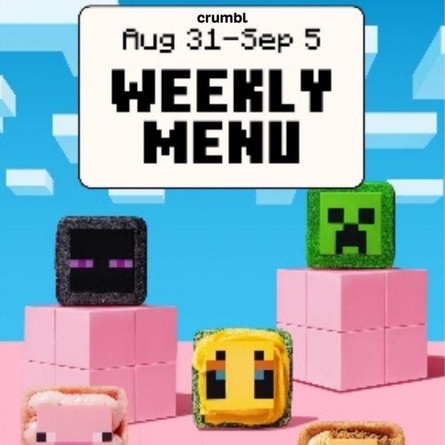 Crumbl Weekly: Minecraft 