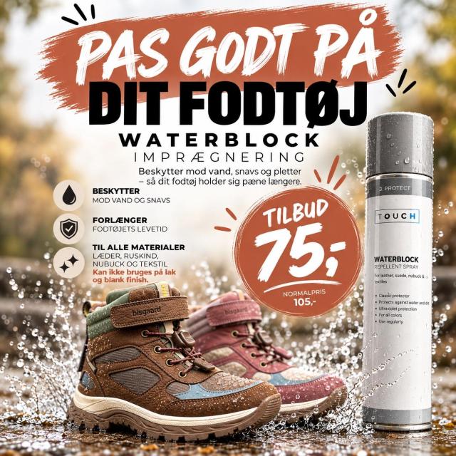 ☔️Tilbud på WATERBLOCK!