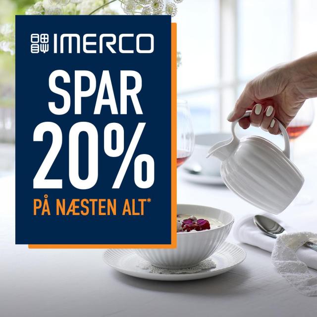 Spar 20% på næsten alt*🤩