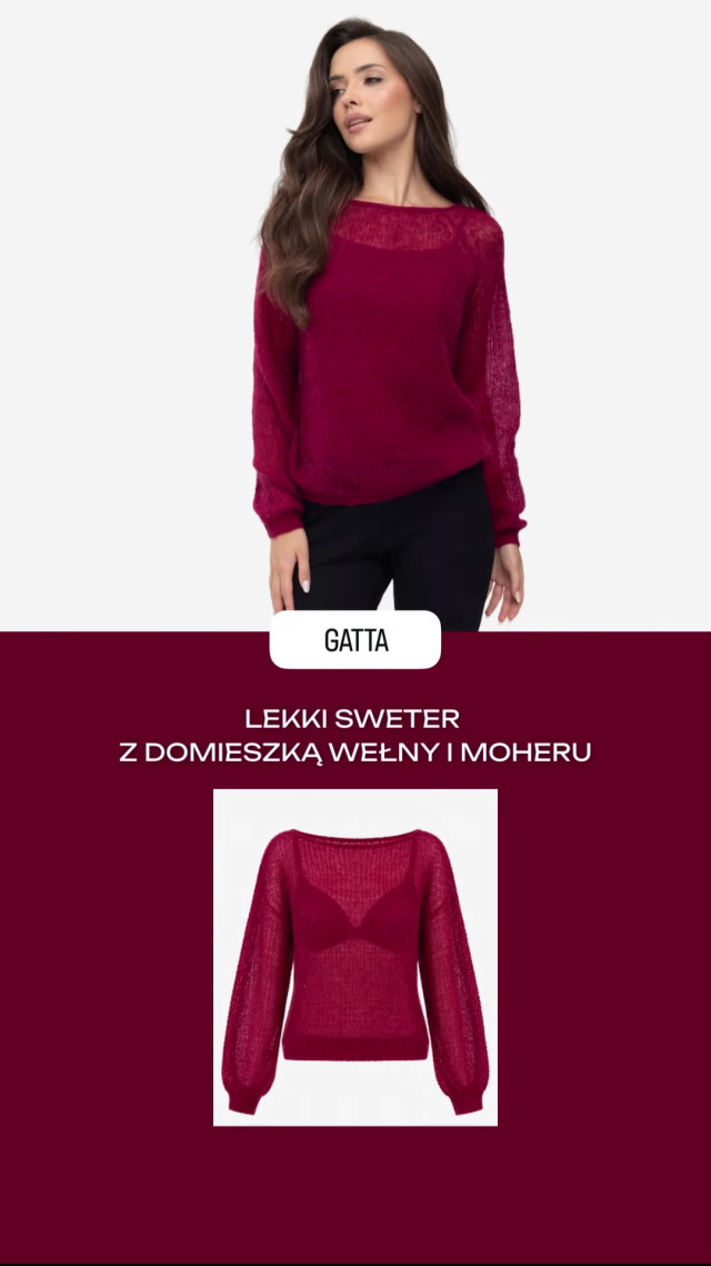 SWETER MGIEŁKA