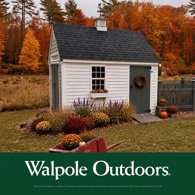 20% Off Sheds in September