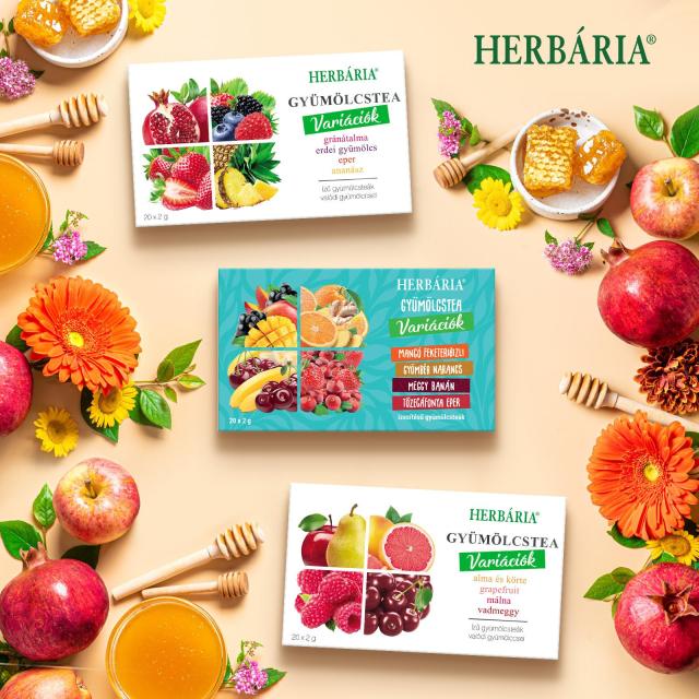 Ismerd meg a Herbária Gyümölcstea Variációk teacsaládját!