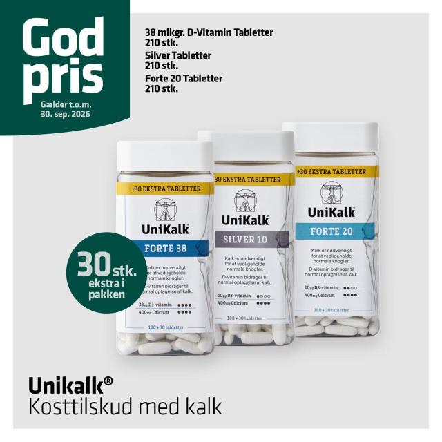 Godt tilbud til dine knogler og muskler