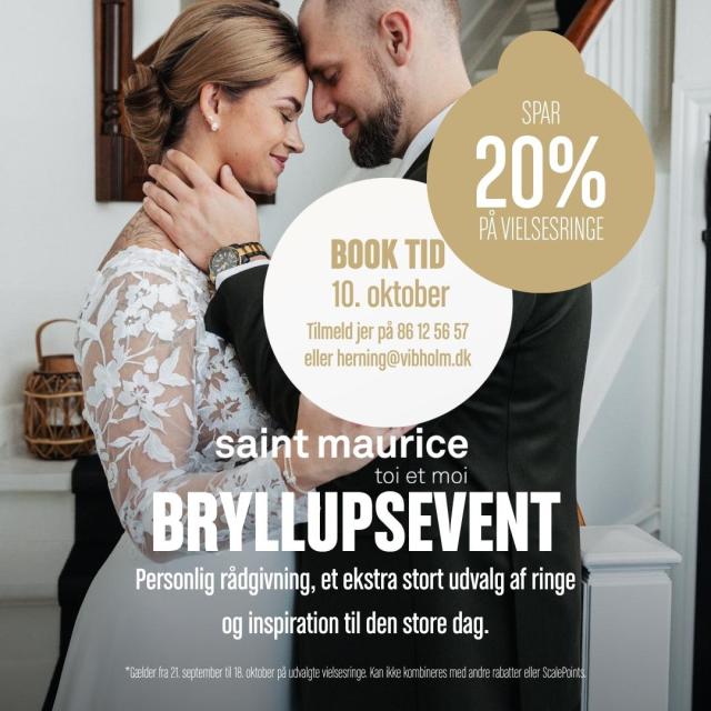 💖💍Bryllupsevent hos Vibholm 10. oktober💖💍