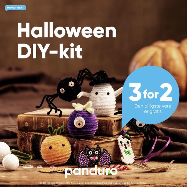 Halloween DIY-kit 3 for 2*