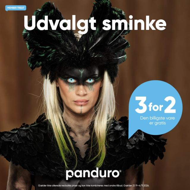 Udvalgt sminke 3 for 2* 🧙