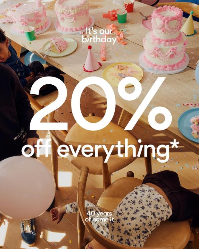 40 ÅRS FØDSELSDAGS FEST, SPAR 20%