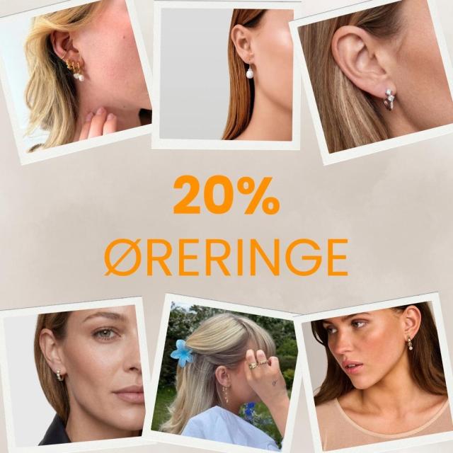 20% på øreringe!✨