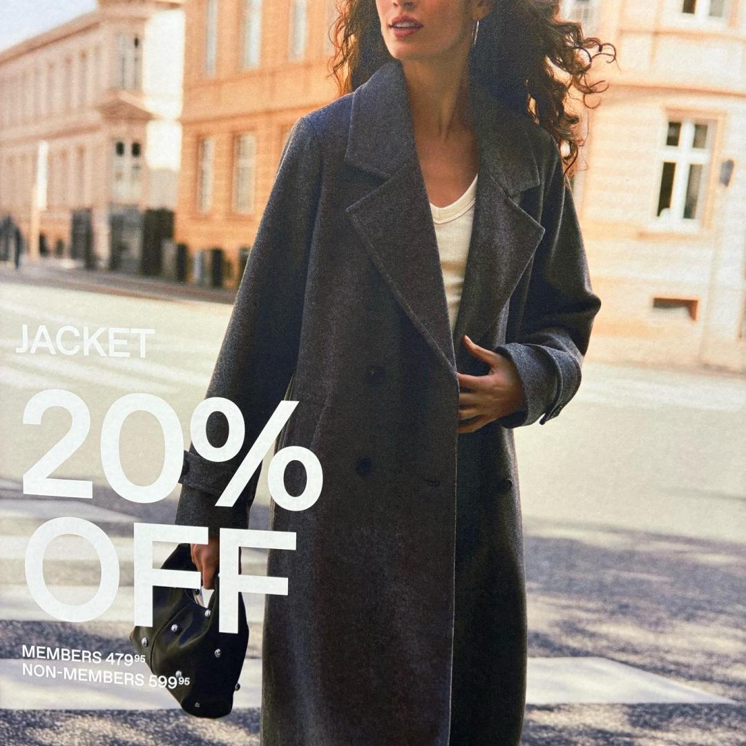 Spar 20% på Eva frakke
