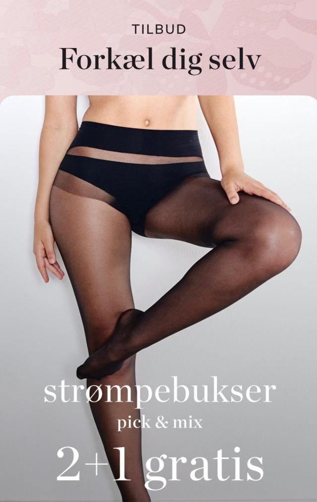 3 for 2 på alle strømpebukser 
