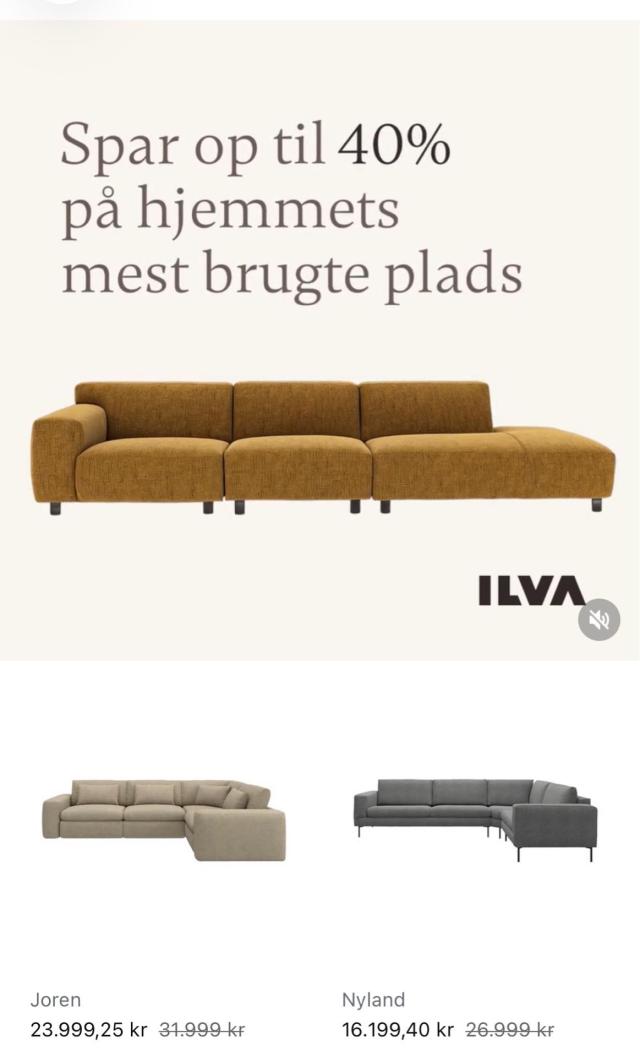 Spar op til 40% på din næste sofa