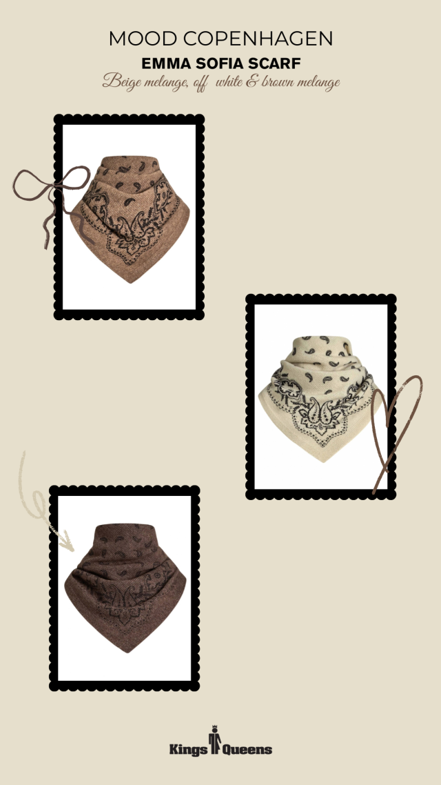MOOD EMMA SOFIA SCARF 🤎
