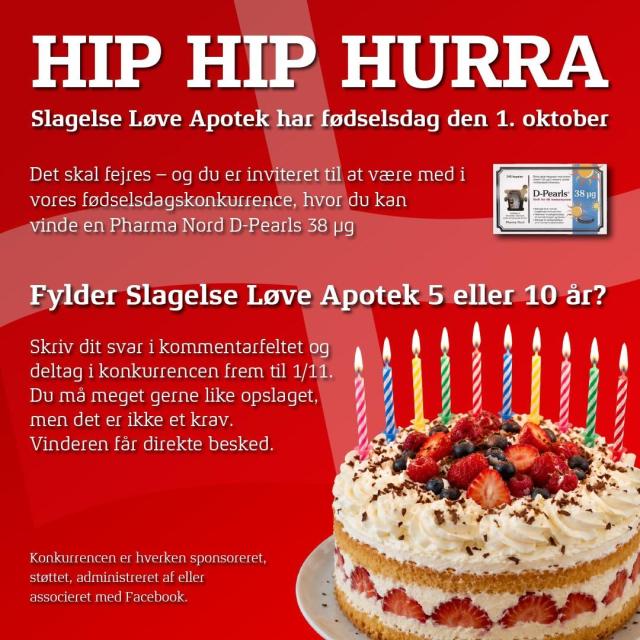 Vind fødselsdagspræmie