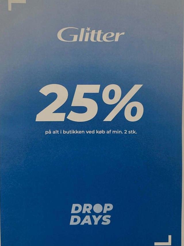 25% PÅ ALT I BUTIKKEN V/ KØB AF 2 ELLER FLERE 
