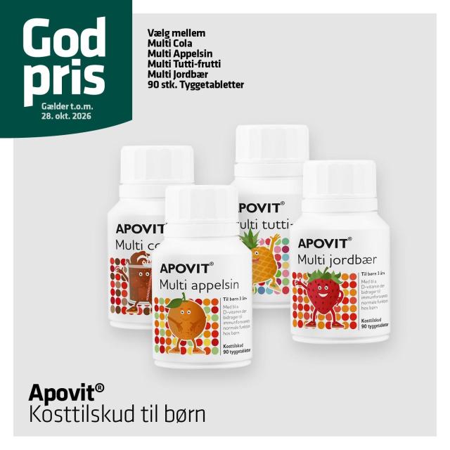 Godt tilbud på vitaminer til dit barn