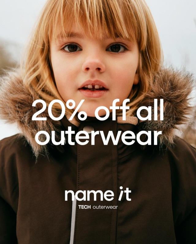 20% PÅ ALT OVERTØJ